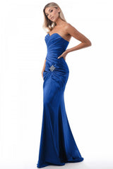 Cinderella Divine CD8530 Long Strapless Formal Dress Bridesmaid