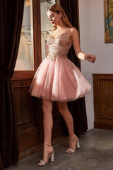 Cinderella Divine CD9239 Short Prom Dress Cocktail
