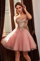 Cinderella Divine CD9239 Short Prom Dress Cocktail