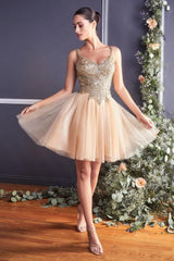 Cinderella Divine CD9239 Short Prom Dress Cocktail