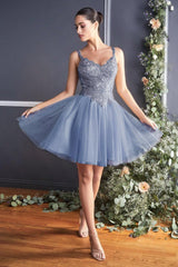 Cinderella Divine CD9239 Short Prom Dress Cocktail