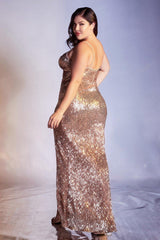 Cinderella Divine CH180 Long Formal Prom Dress