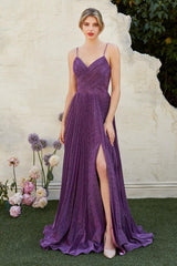 Cinderella Divine CJ534 Sexy Long Prom Dress with High Slit