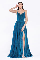 Cinderella Divine CJ534 Sexy Long Prom Dress with High Slit