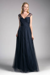 Cinderella Divine ET320 Long Plus Size Formal Dress Bridesmaid Gown