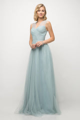 Cinderella Divine ET320 Long Plus Size Formal Dress Bridesmaid Gown