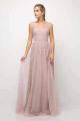 Cinderella Divine ET320 Long Plus Size Formal Dress Bridesmaid Gown