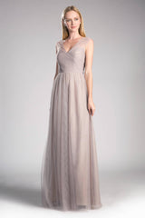 Cinderella Divine ET320 Long Plus Size Formal Dress Bridesmaid Gown