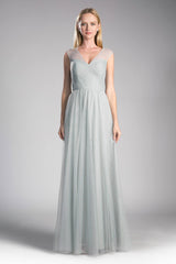 Cinderella Divine ET320 Long Plus Size Formal Dress Bridesmaid Gown