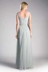 Cinderella Divine ET320 Long Plus Size Formal Dress Bridesmaid Gown