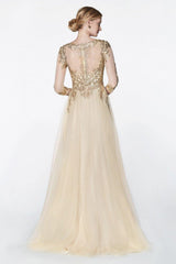 Cinderella Divine OC003 Long Sleeve Formal Evening Dress