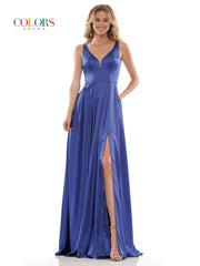 Colors G904 Colors Long Sleeveless Formal Prom Dress