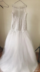Custom Made Mermaid Lace Africa Wedding Dresses Long Appliques Gown