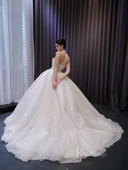 Convertible 2-piece Pearl Mermaid Wedding Dresses Pearl Ball Gowns 231002