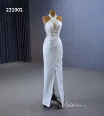 Convertible 2-piece Pearl Mermaid Wedding Dresses Pearl Ball Gowns 231002