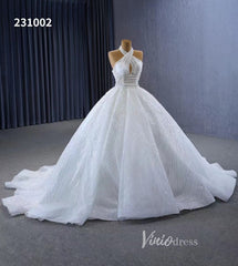 Convertible 2-piece Pearl Mermaid Wedding Dresses Pearl Ball Gowns 231002