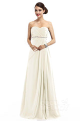 Sheath Floor Length Chiffon Bridesmaid Dress COZF14022