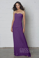 Sheath-Column Floor Length Knitted Fabric Dress COZF17018