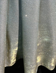 Sparkling Light Blue Sequin Spaghetti Strap Design A-line Satin Party Dress Homecoming Dress HZ1024