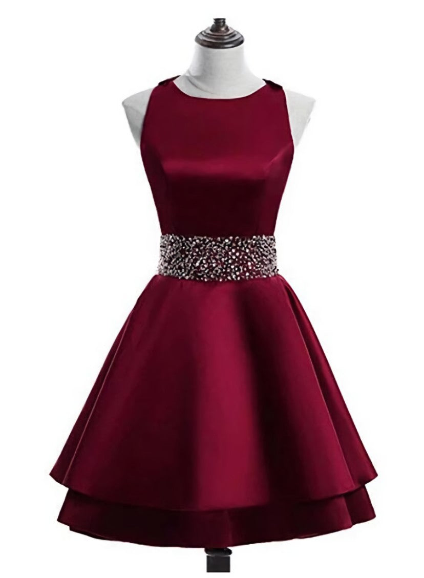 Mignon de la longueur de genou en satin