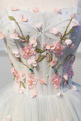 Robe de bal courte en tulle mignon avec dentelle, robe de fête de retour en ligne
