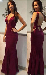 Sexy Long Prom Dresses Open Back,Formal Dresses,Dance Dress