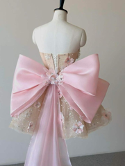 Lovely Sweetheart A-Line Floral Appliques Short Party Dresses Birthday Outfits, HZ0319