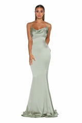 Size 0, The Dana Gown - OLIVE - FINAL SALE