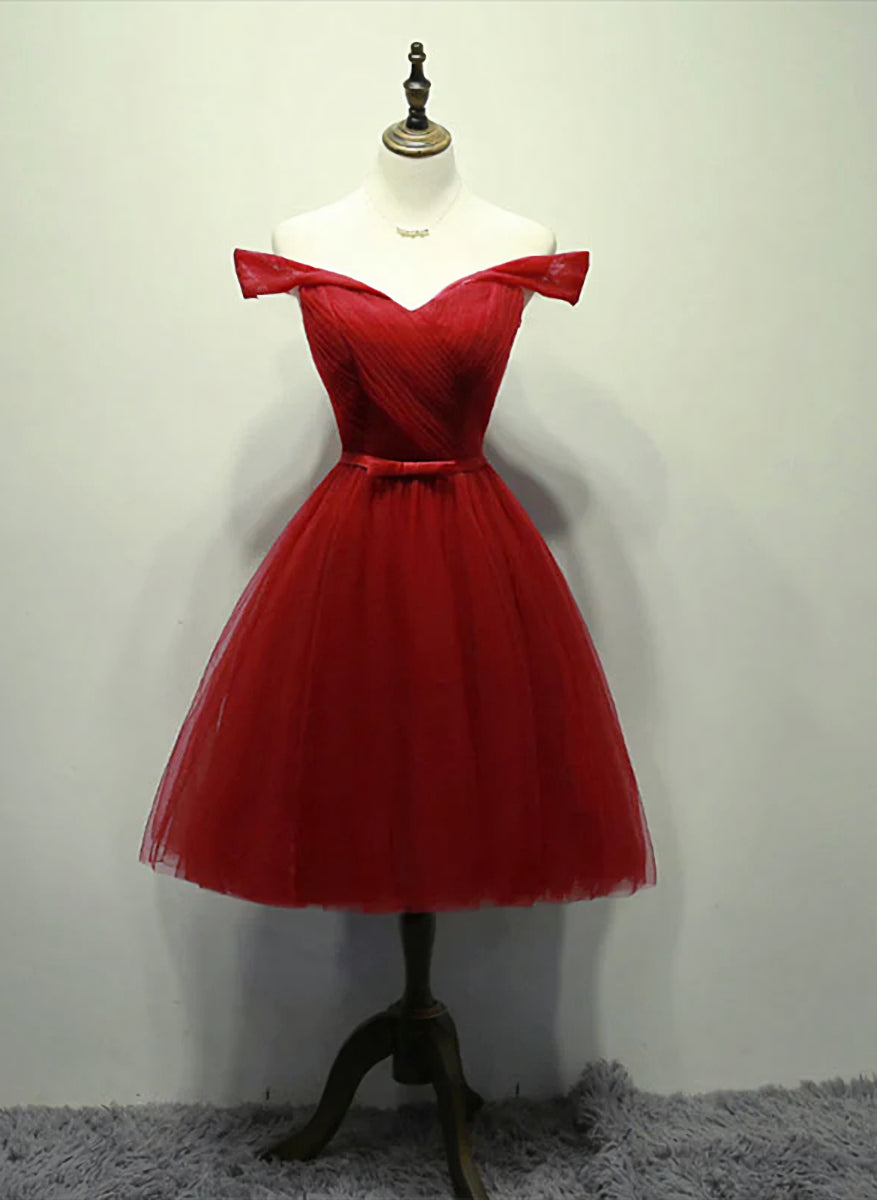Robe de fête de la longueur du genou en tulle