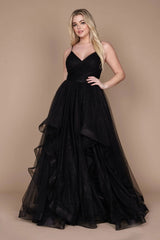 Sparkling Long Formal Ball Gown