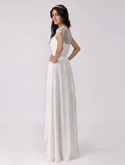 Destination Wedding Dress With Eyelash Lace Bodice