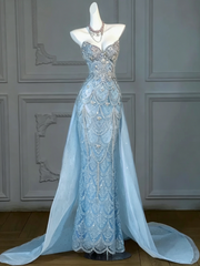 Gorgeous Mermaid Sweetheart Lilac Slit Sequin Long Prom Dress Party Dress Graduation Dresses With Cape DP1984