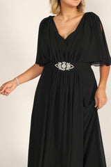 Long Formal Black Evening Dress
