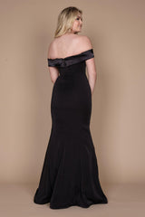 Long Formal Black Evening Mermaid Dress