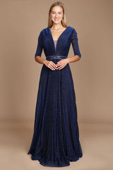 Long Sleeve Formal Evening Dress