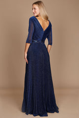 Long Sleeve Formal Evening Dress