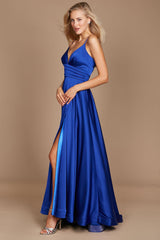 Long Spaghetti Strap Prom Formal Gown