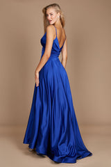 Long Spaghetti Strap Prom Formal Gown