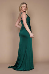 One Shoulder Formal Evening Dress