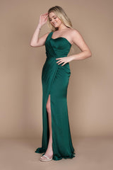 One Shoulder Formal Evening Dress