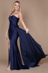 One Shoulder Long Evening Gown Prom Dress