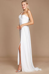 One Shoulder Long Evening Gown Prom Dress