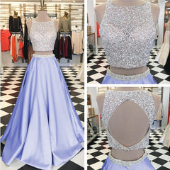 elegant sequins and beaded prom dresses ball gowns two piece