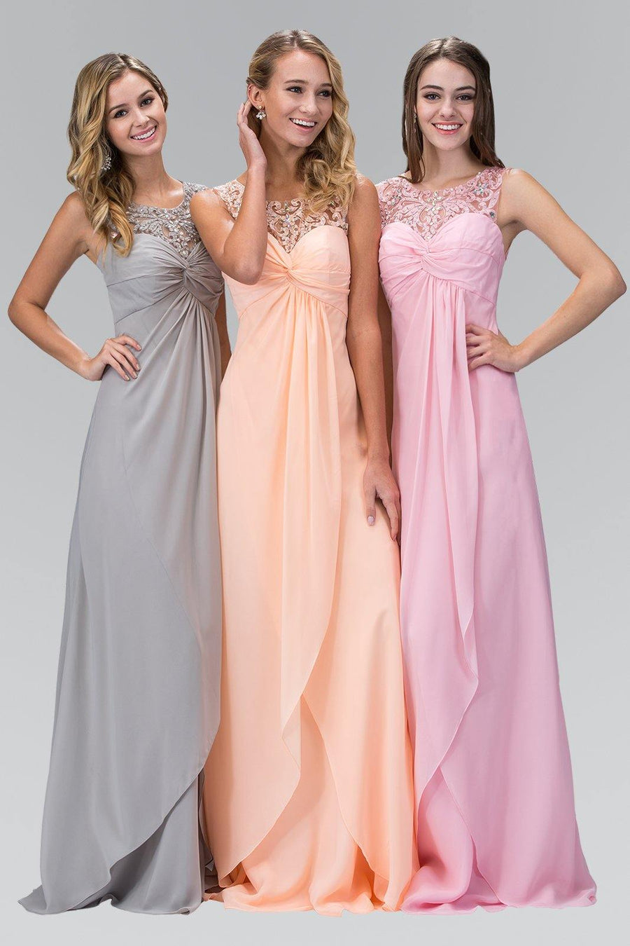 Empire Line Prom Long Dress Sale