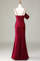 Mermaid Sleeveless Long Bridesmaid Dress