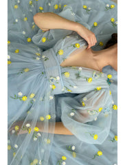 A-Line Cocktail Dresses Floral Dress Wedding Guest Summer Ankle Length Half Sleeve V Neck Lace Backless with Pleats