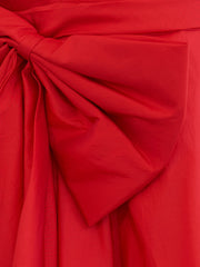 Fern | A-Line Red Strapless Mini Homecoming Dress with Bow