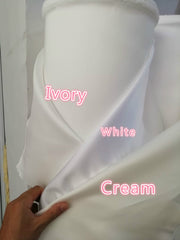 Mermaid V Neck Ivory Lace Chiffon Beach Boho Wedding Dresses