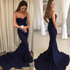 Sweetheart Prom Dresses,Mermaid Prom Dress,sleeveless prom dresses