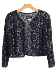 Formal Sequins Bolero Evening Jacket